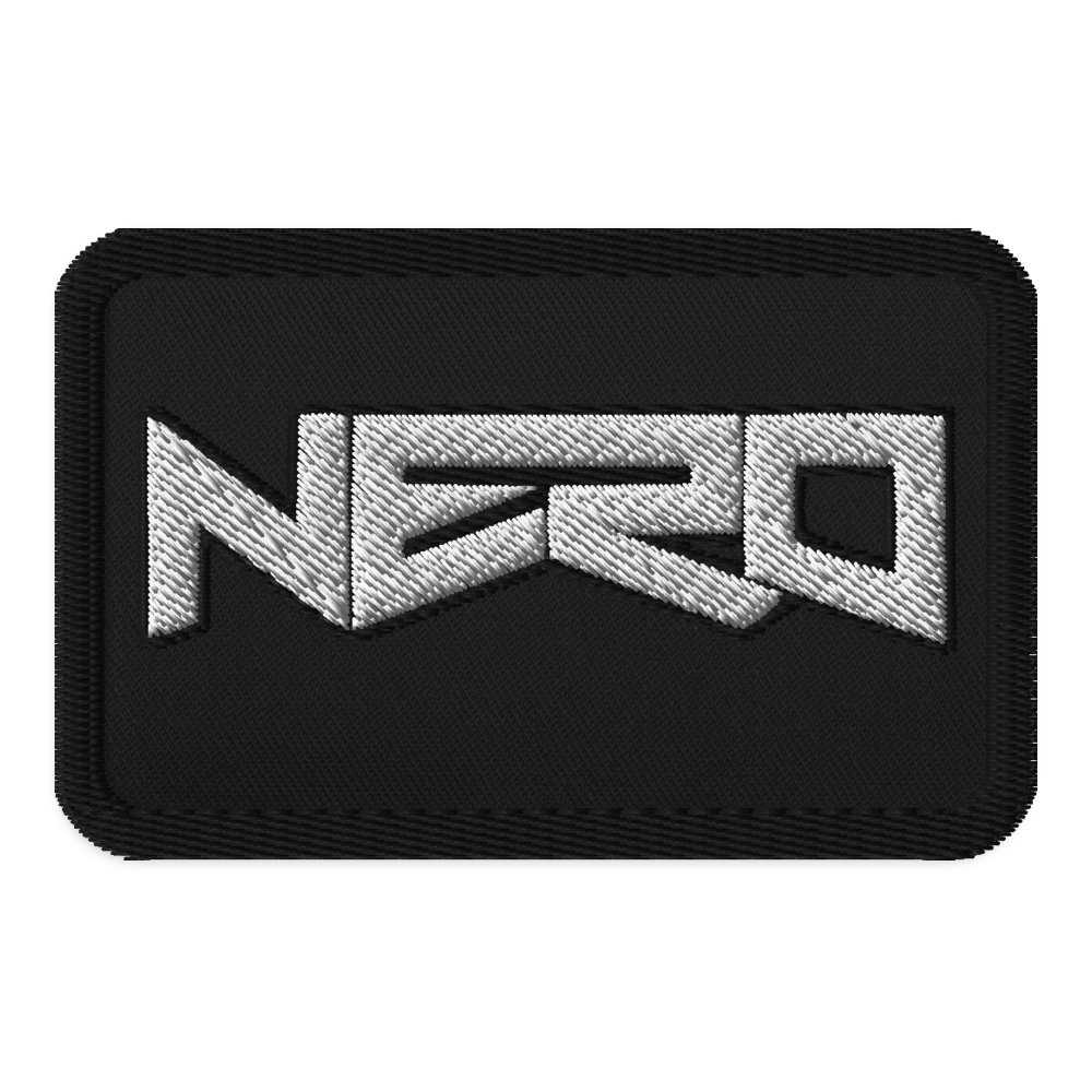 NERO Iron-on Embroidered EDM Patches
