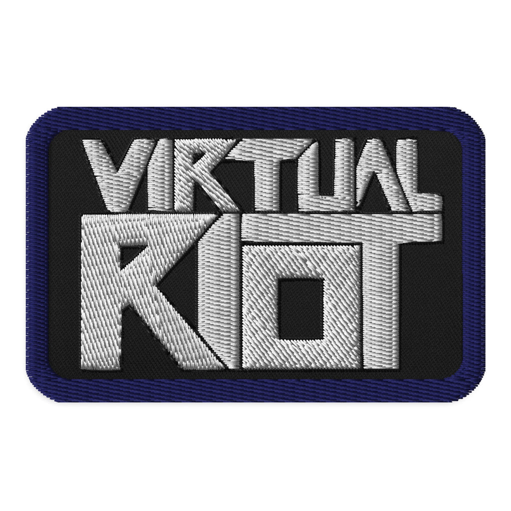 Virtual Riot Embroidered Iron-on Patches
