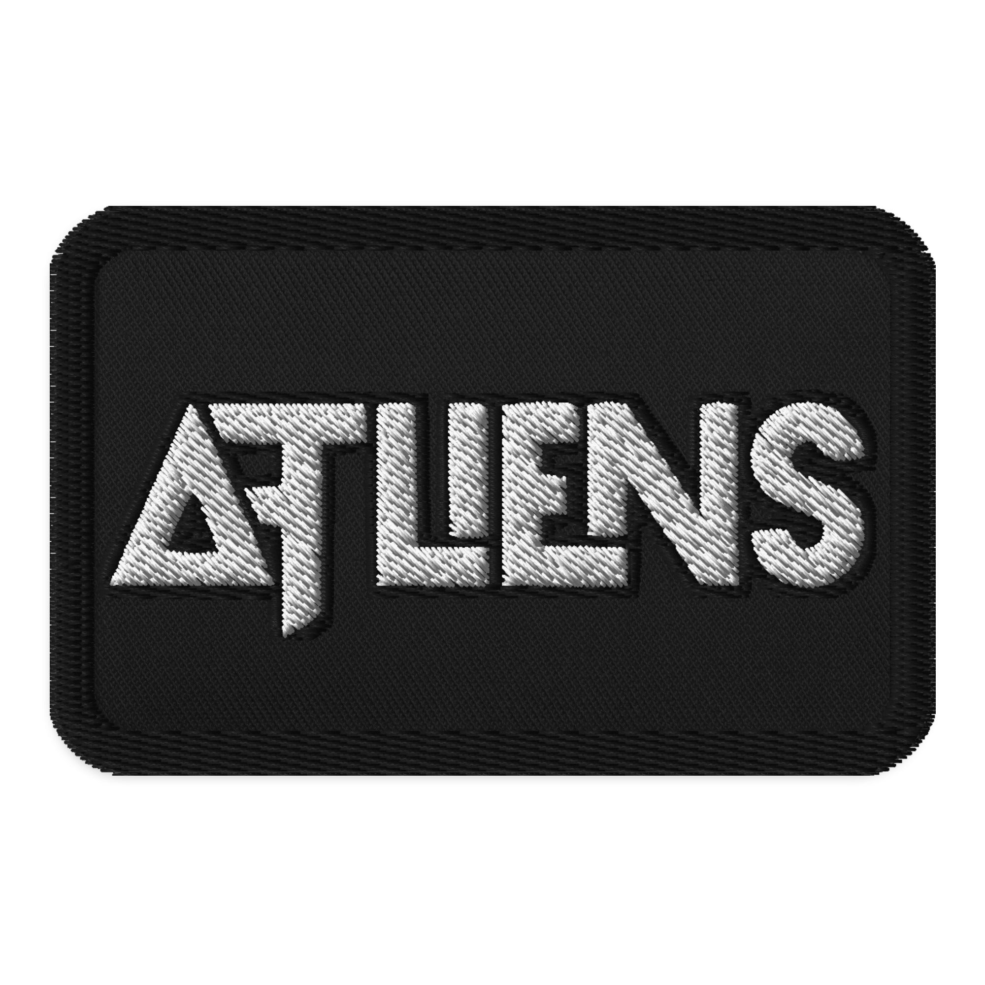 Atliens Embroidered Iron on EDM Festival Patches