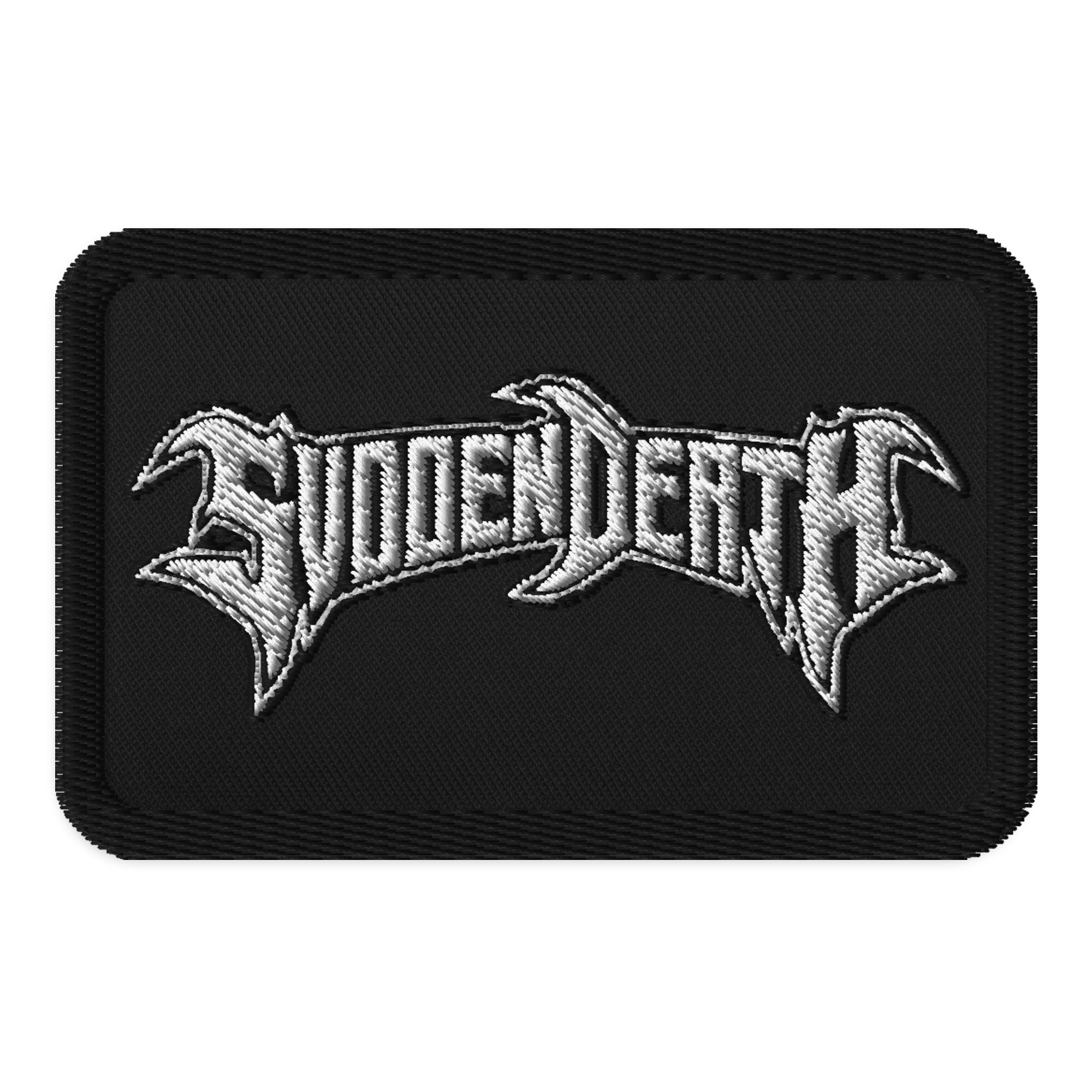 Svdden Death Embroidered patches