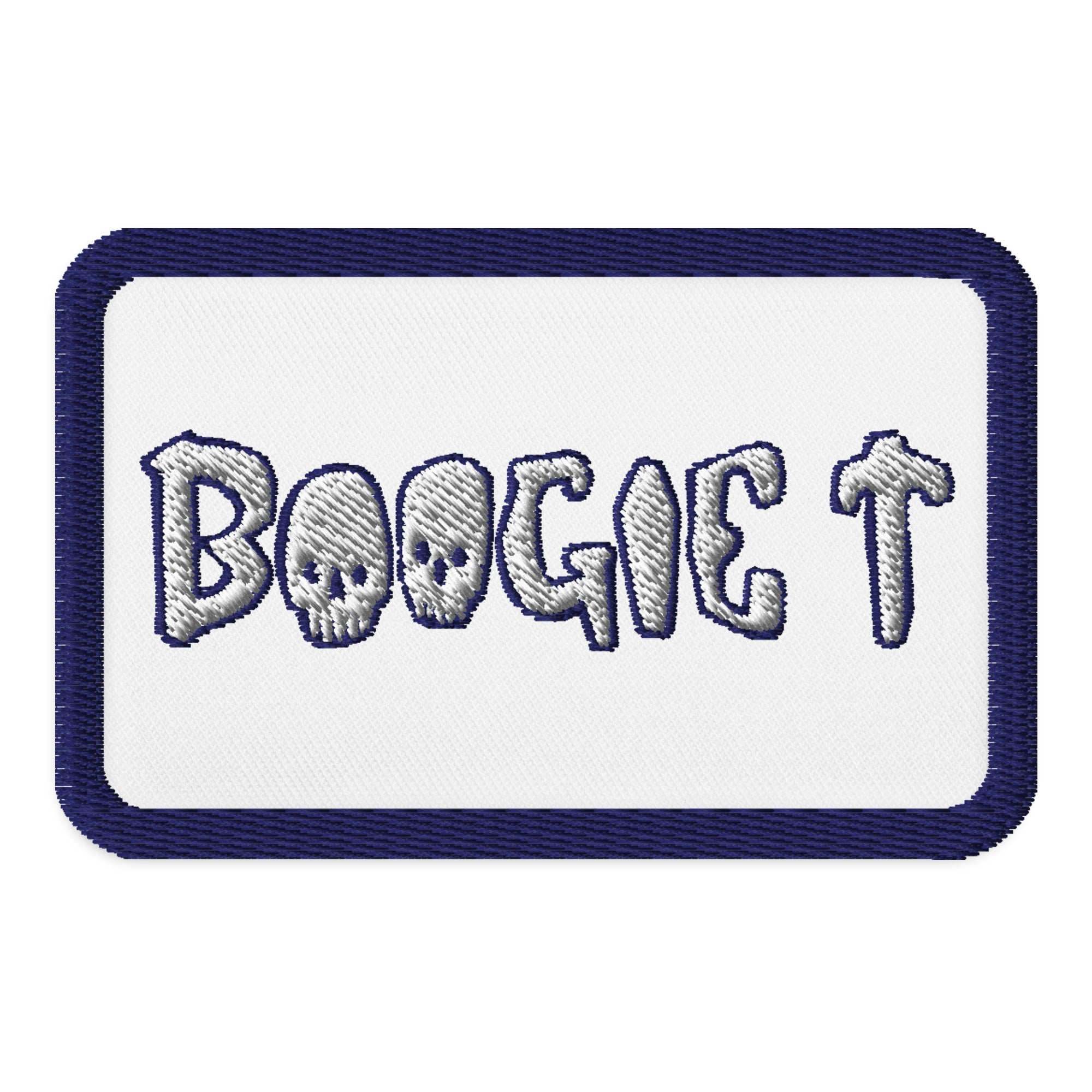 Boogie T Iron-on Embroidered EDM Raver Patches