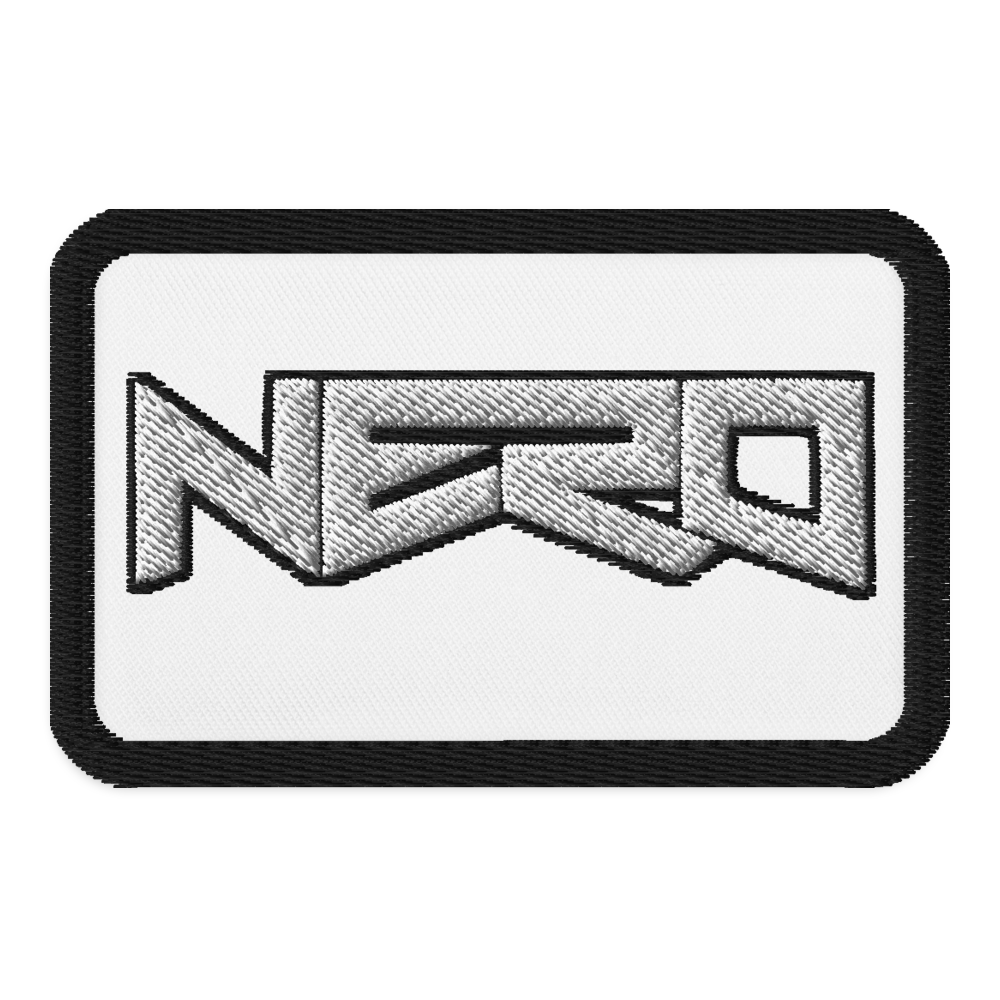 NERO Iron-on Embroidered EDM Patches
