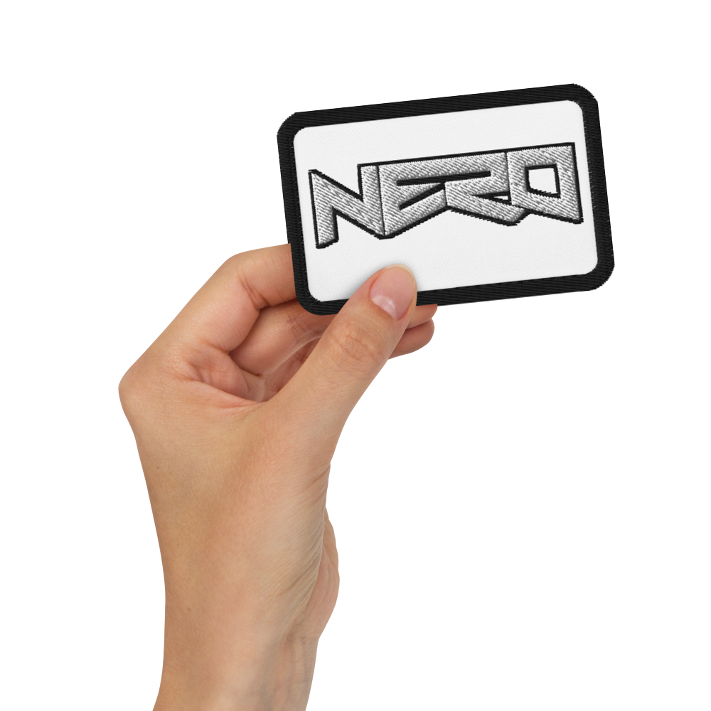 NERO Iron-on Embroidered EDM Patches