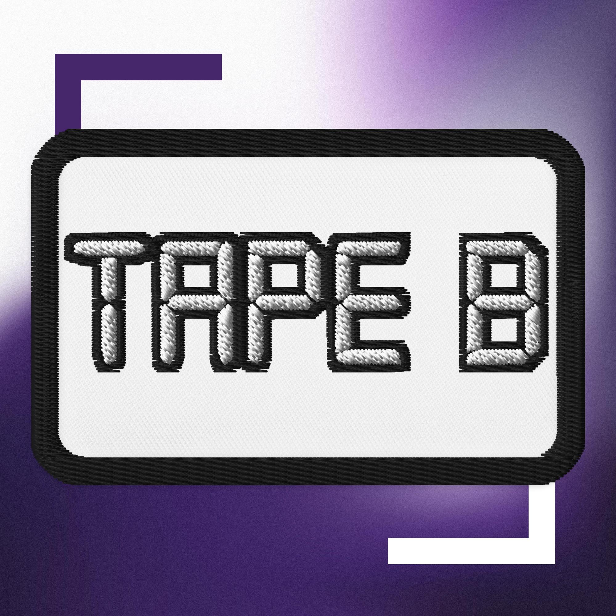 Tape B Embroidered Iron-on Festival Patches