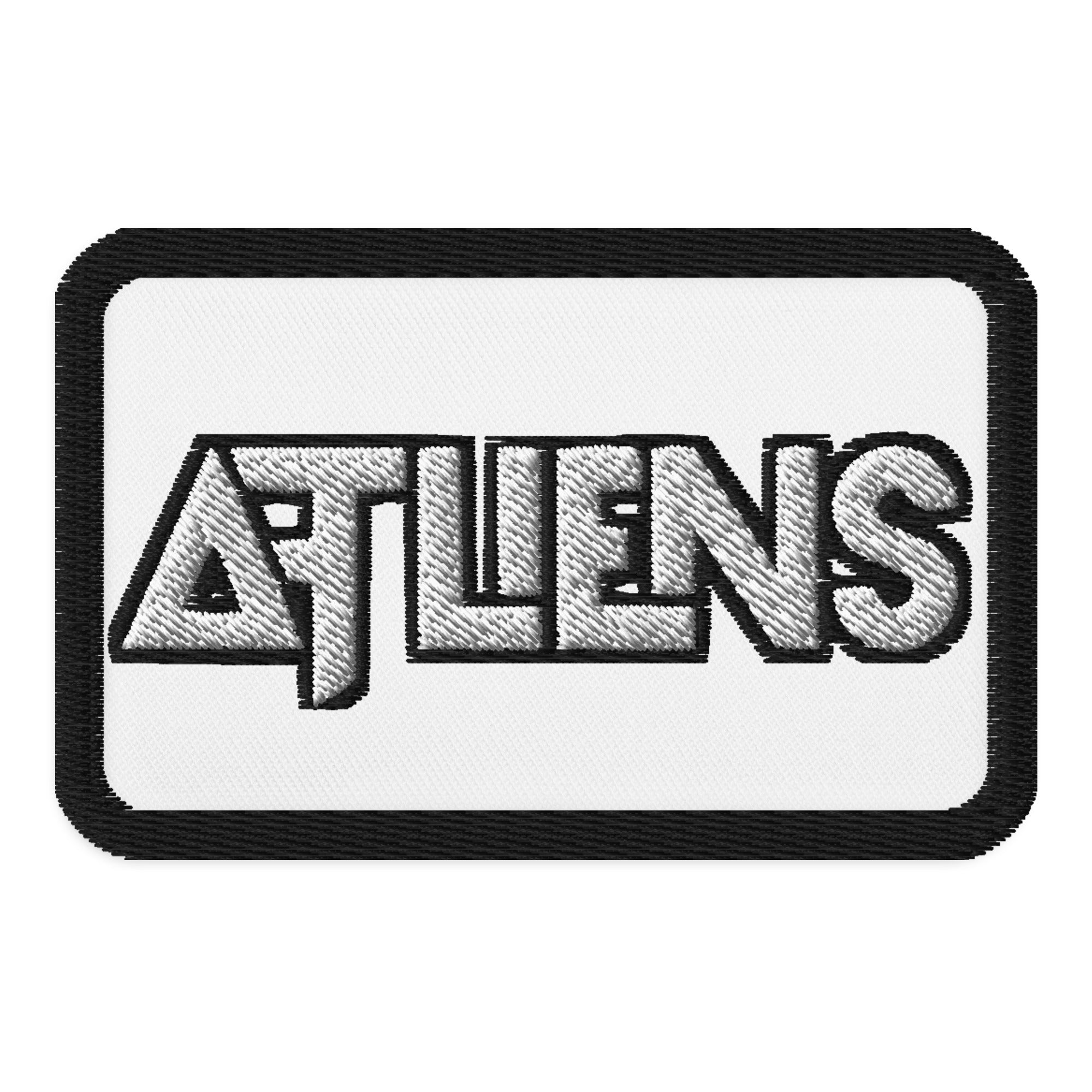 Atliens Embroidered Iron on EDM Festival Patches