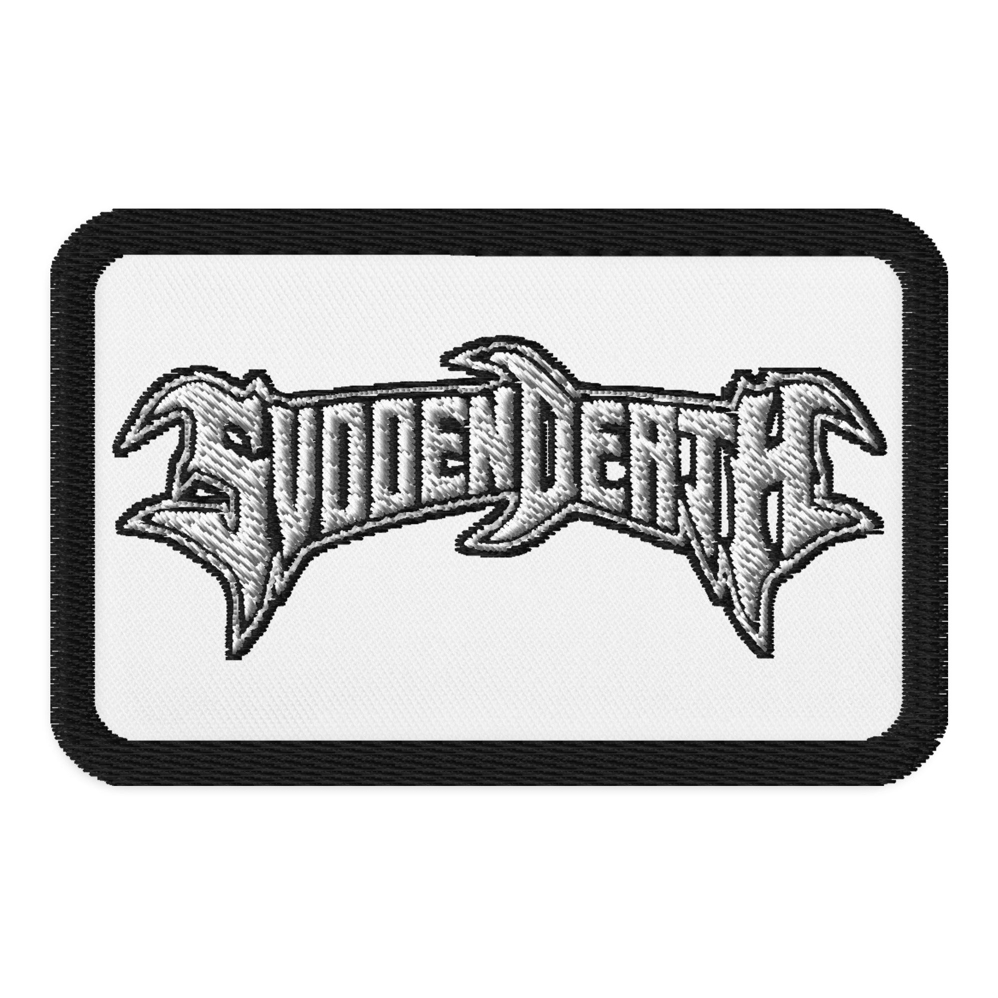 Svdden Death Embroidered patches