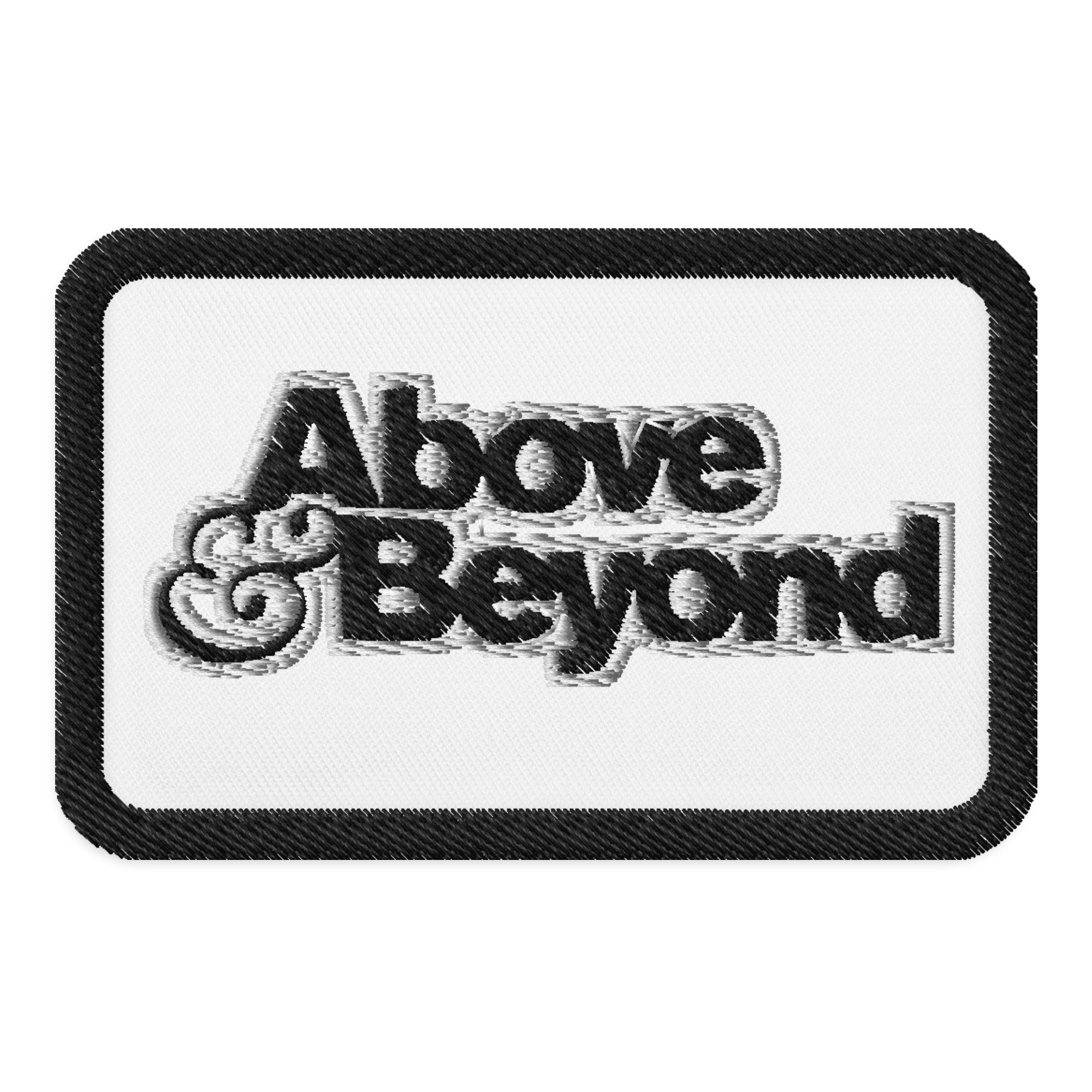 Above & Beyond Iron-on Embroidered Festival Patches