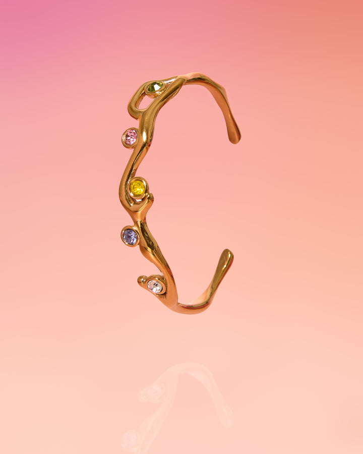 Estelle Crystal Adjustable Cuff Water Resistant