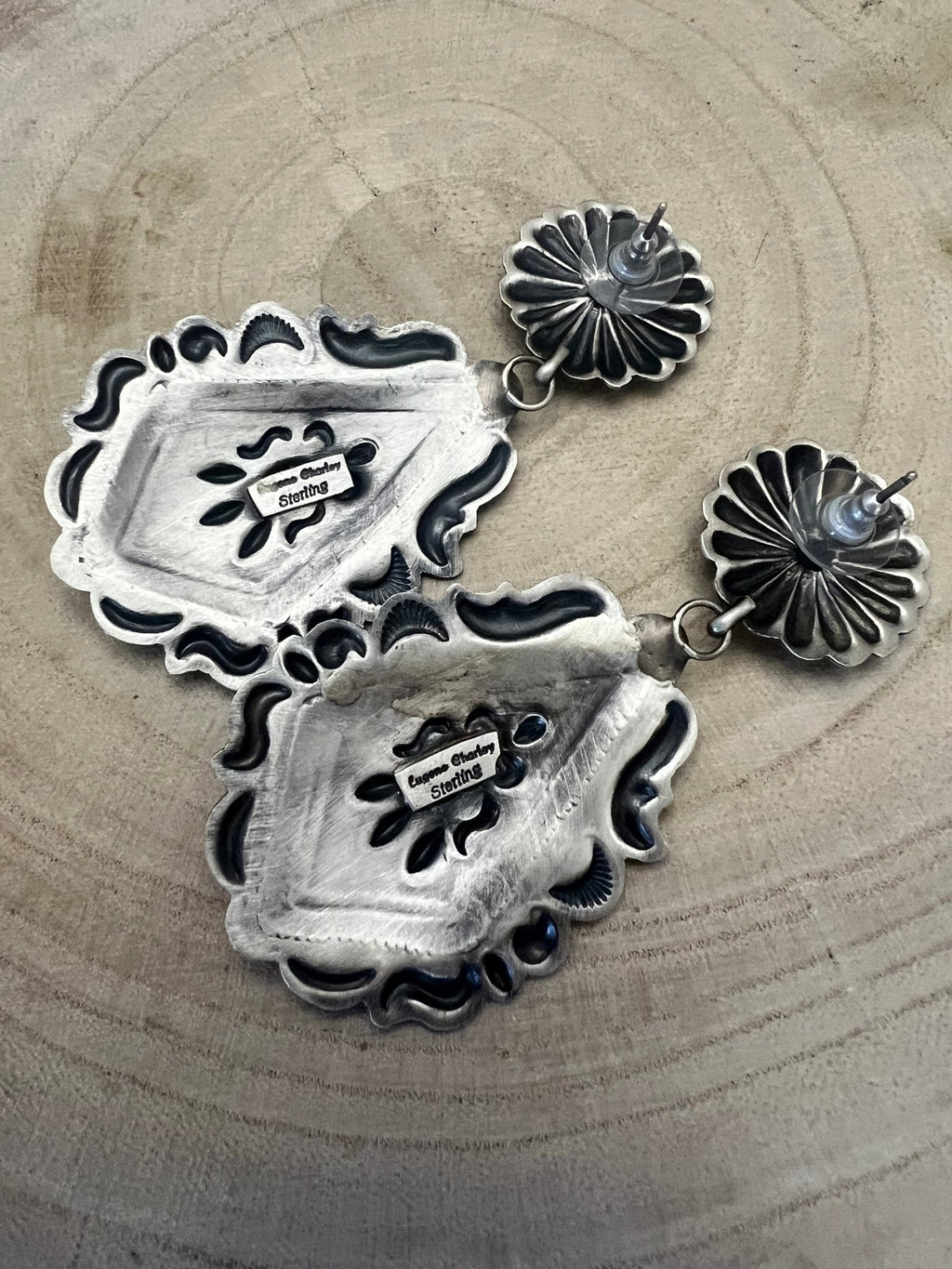 Eugene Charley Sterling Silver Earrings