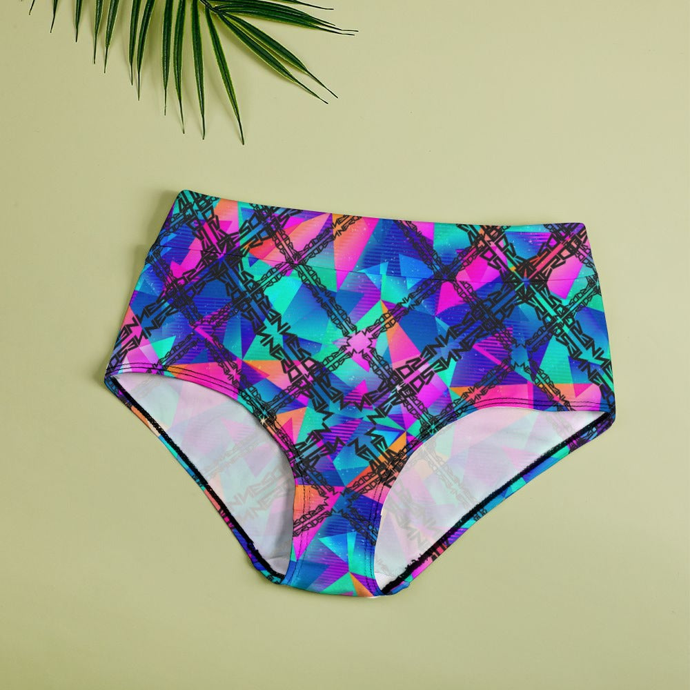 Nero High-Waisted Booty Shorts Womens Rave Bottoms