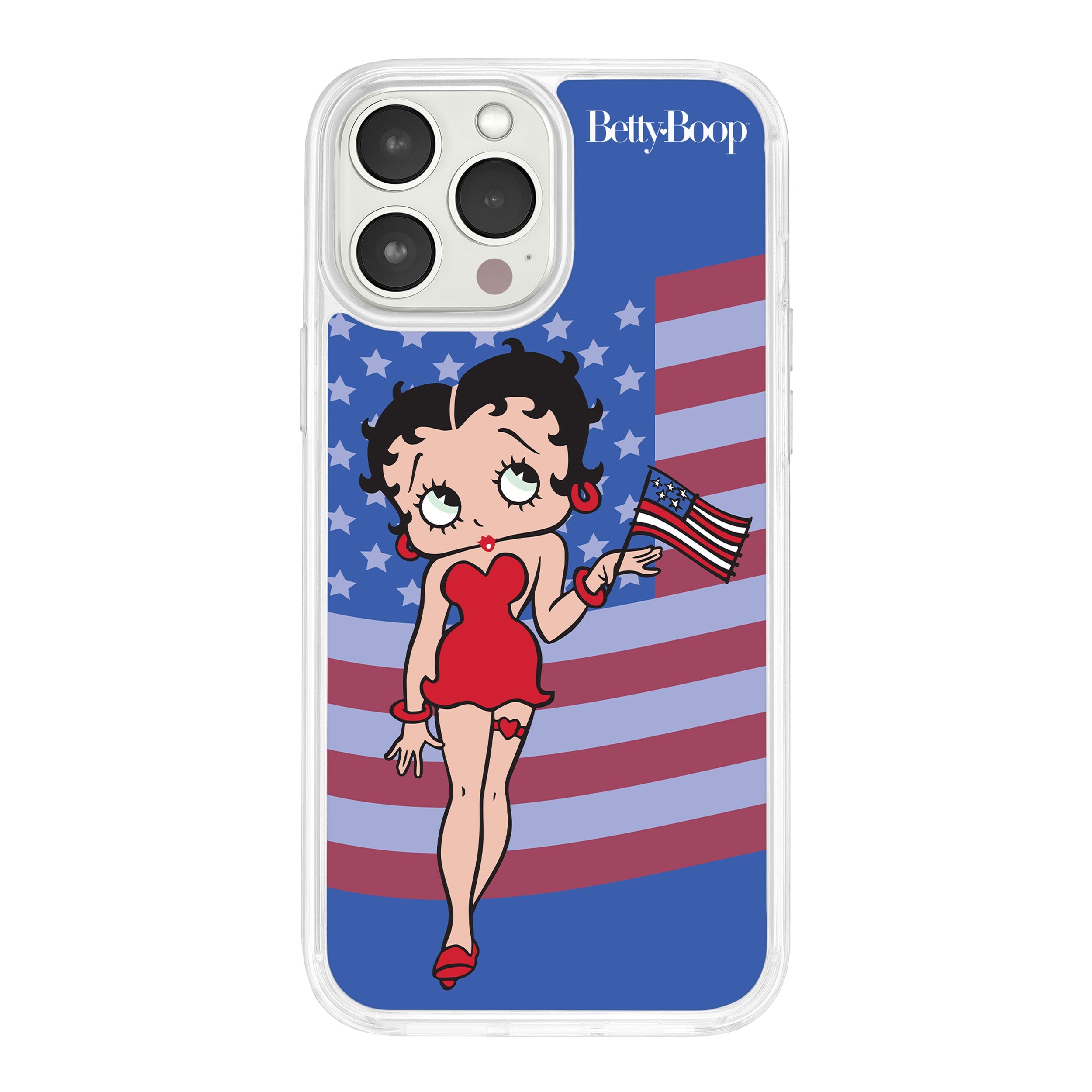 Betty Boop Red White & Boop HD Apple iPhone 16 Mag-Safe Phone Case