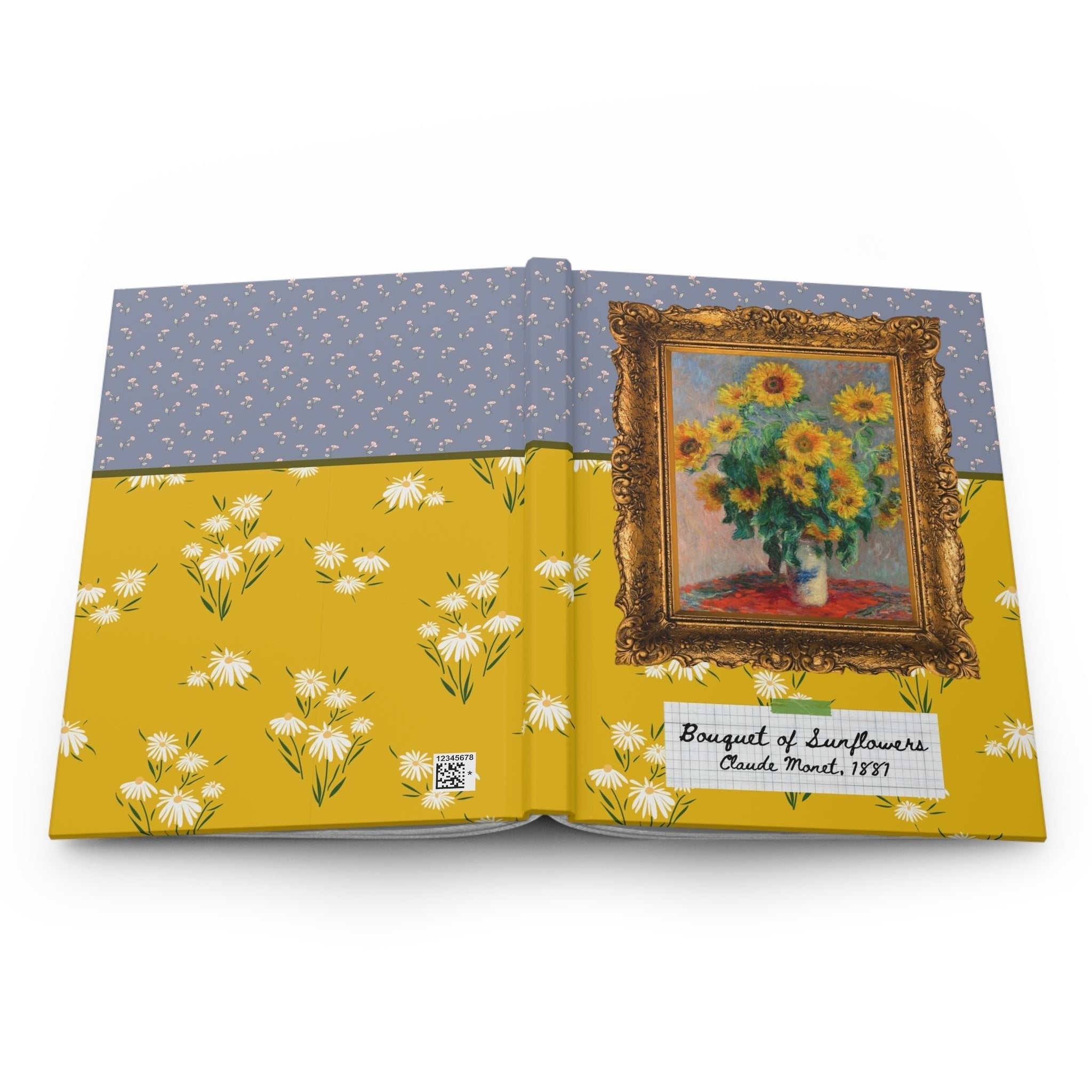 Notebook: Sunflowers by Claude Monet