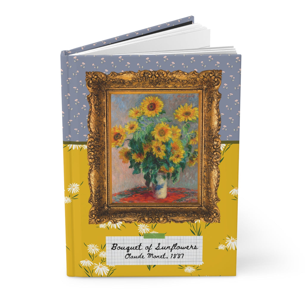 Notebook: Sunflowers by Claude Monet