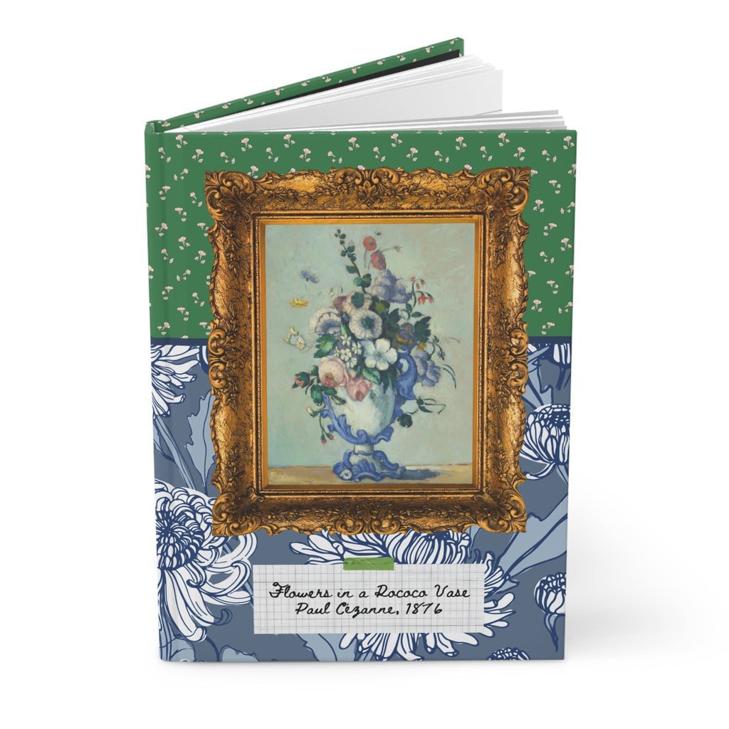 Notebook: Flowers in a Rococo Vase