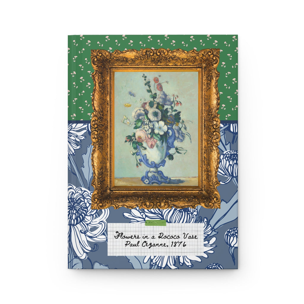 Notebook: Flowers in a Rococo Vase