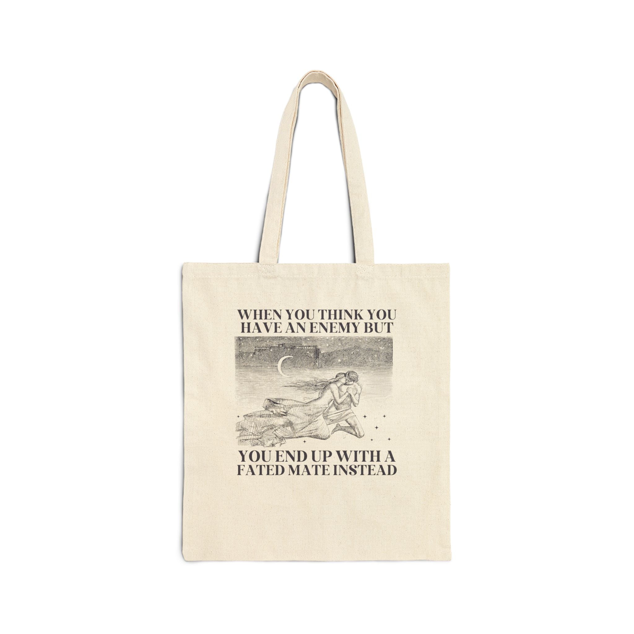 Fantasy Romance Bookworm Tote Bag