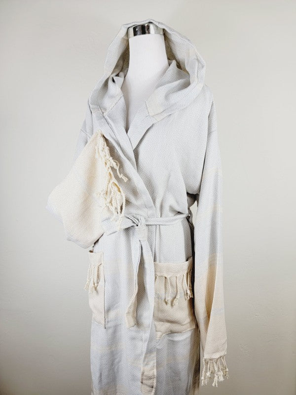 Unisex Robe, Beach or spa Robe with pockets - Ligh