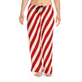 Festive Striped Women’s Pajama Pants - Christmas Gift - DipaliZ