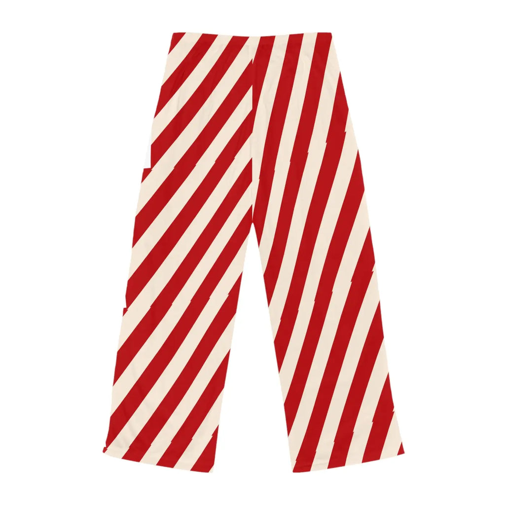 Festive Striped Women’s Pajama Pants - Christmas Gift - DipaliZ