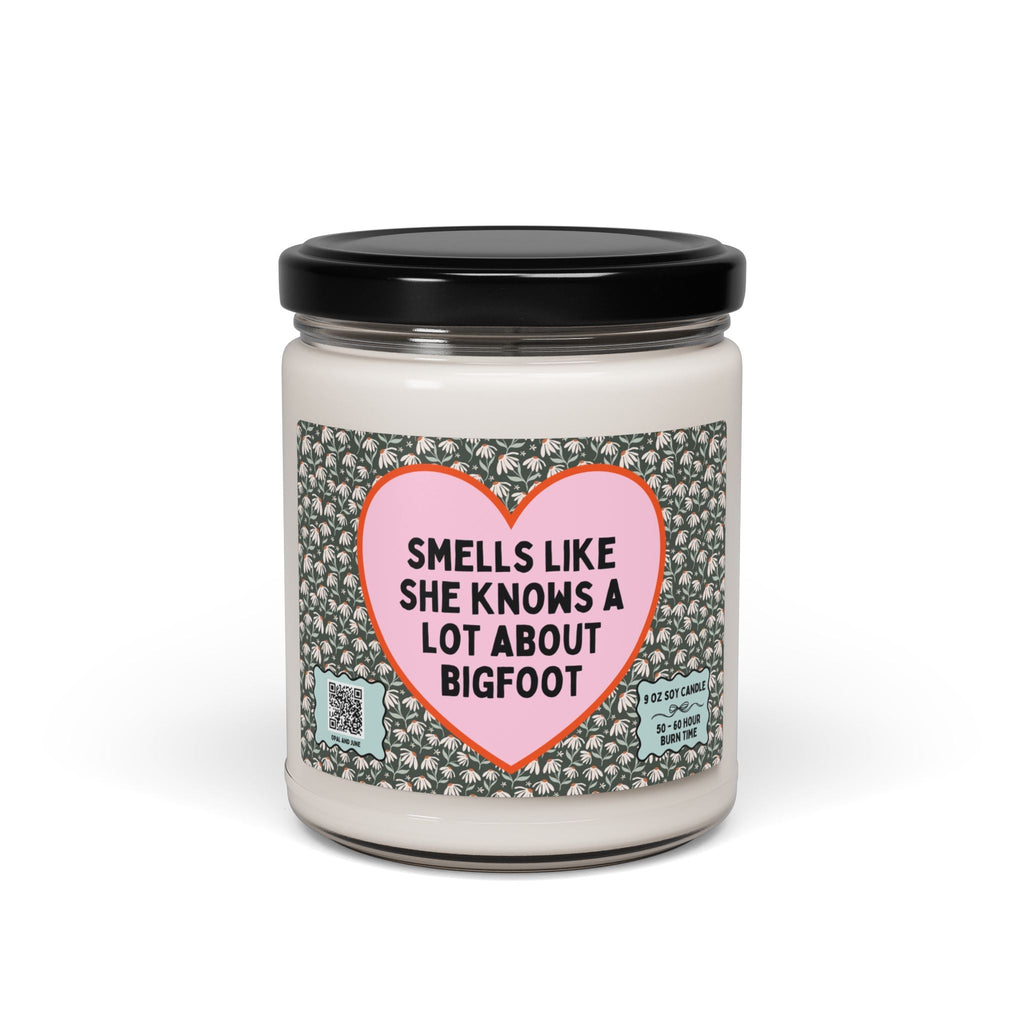 Floral Bigfoot Candle