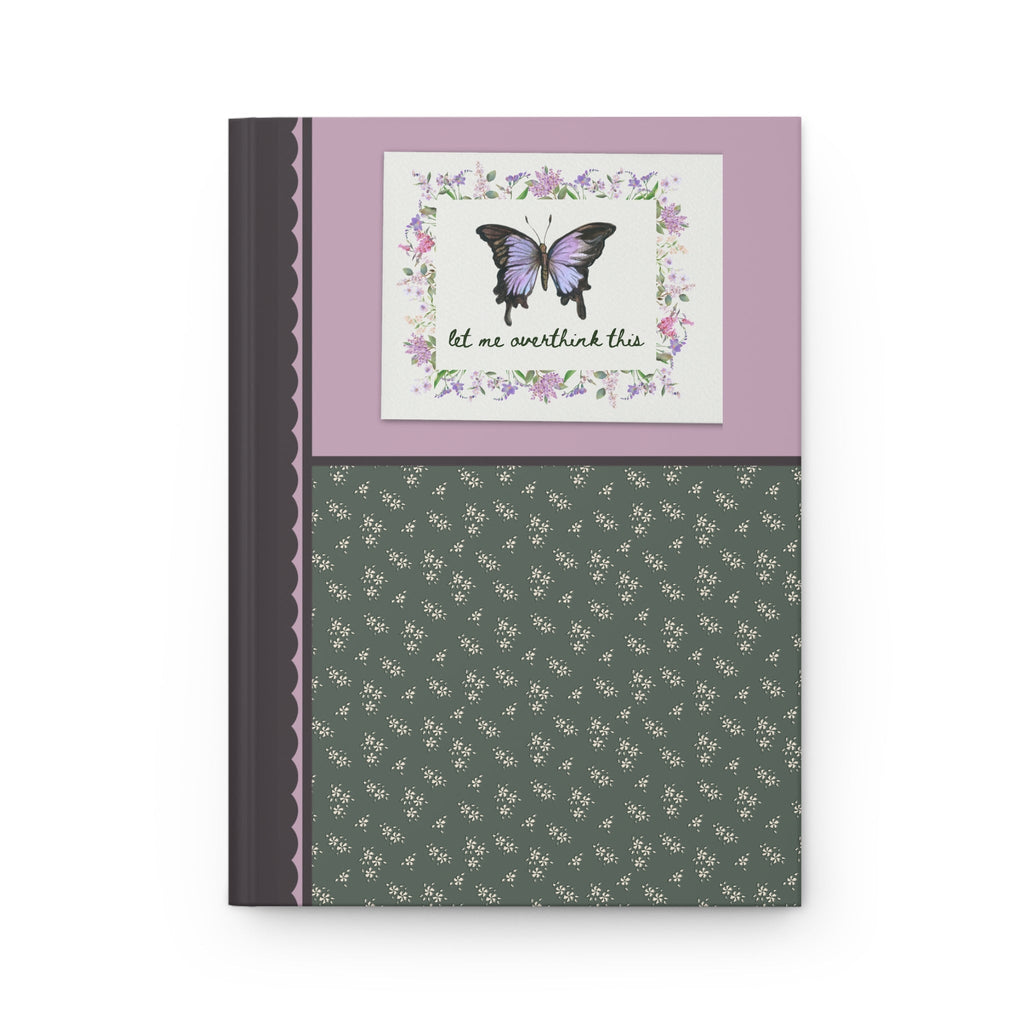 Floral Butterfly Journal: Let Me Overthink This