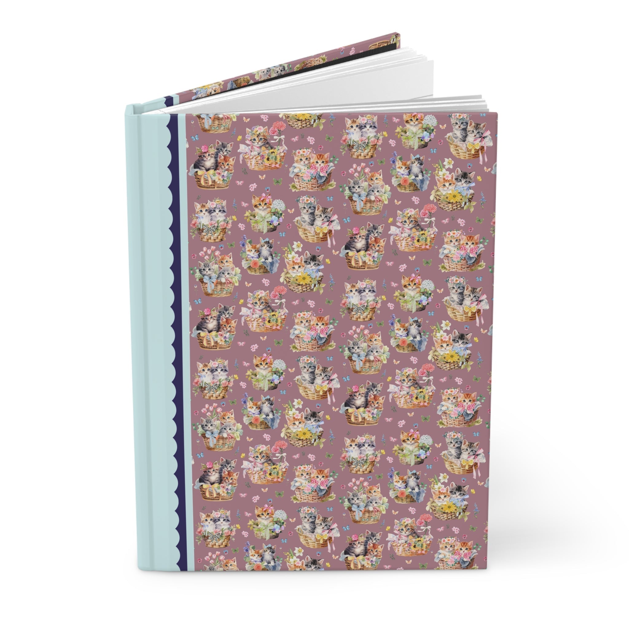 Floral Cat Lover Journal