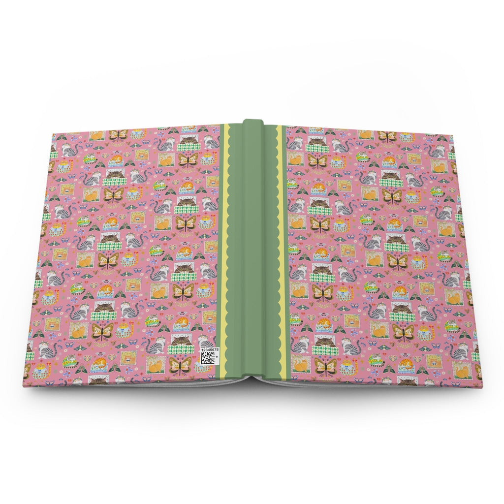 Floral Cat Notebook