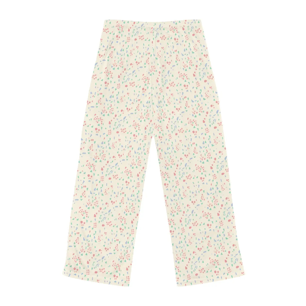 Floral Confetti Pajama Pants - Cozy Cream Lounge - DipaliZ