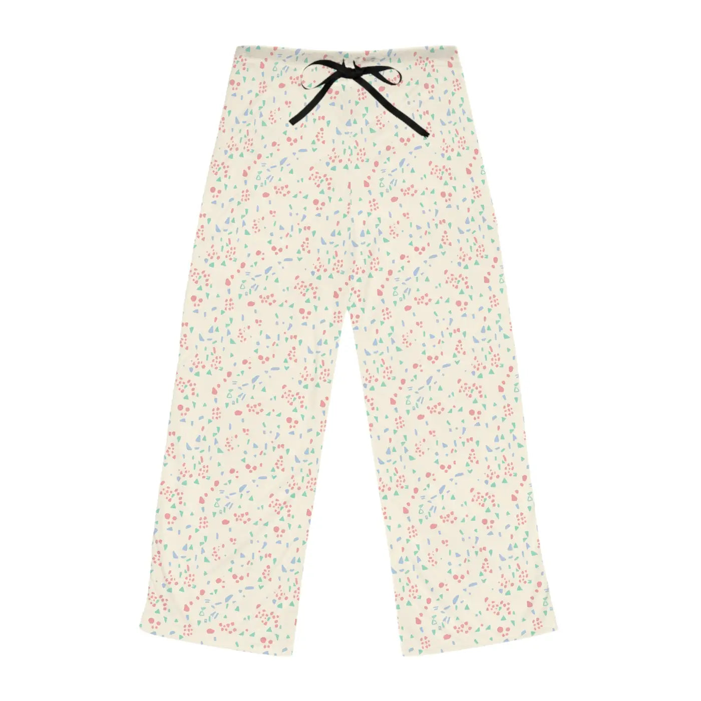 Floral Confetti Pajama Pants - Cozy Cream Lounge - DipaliZ