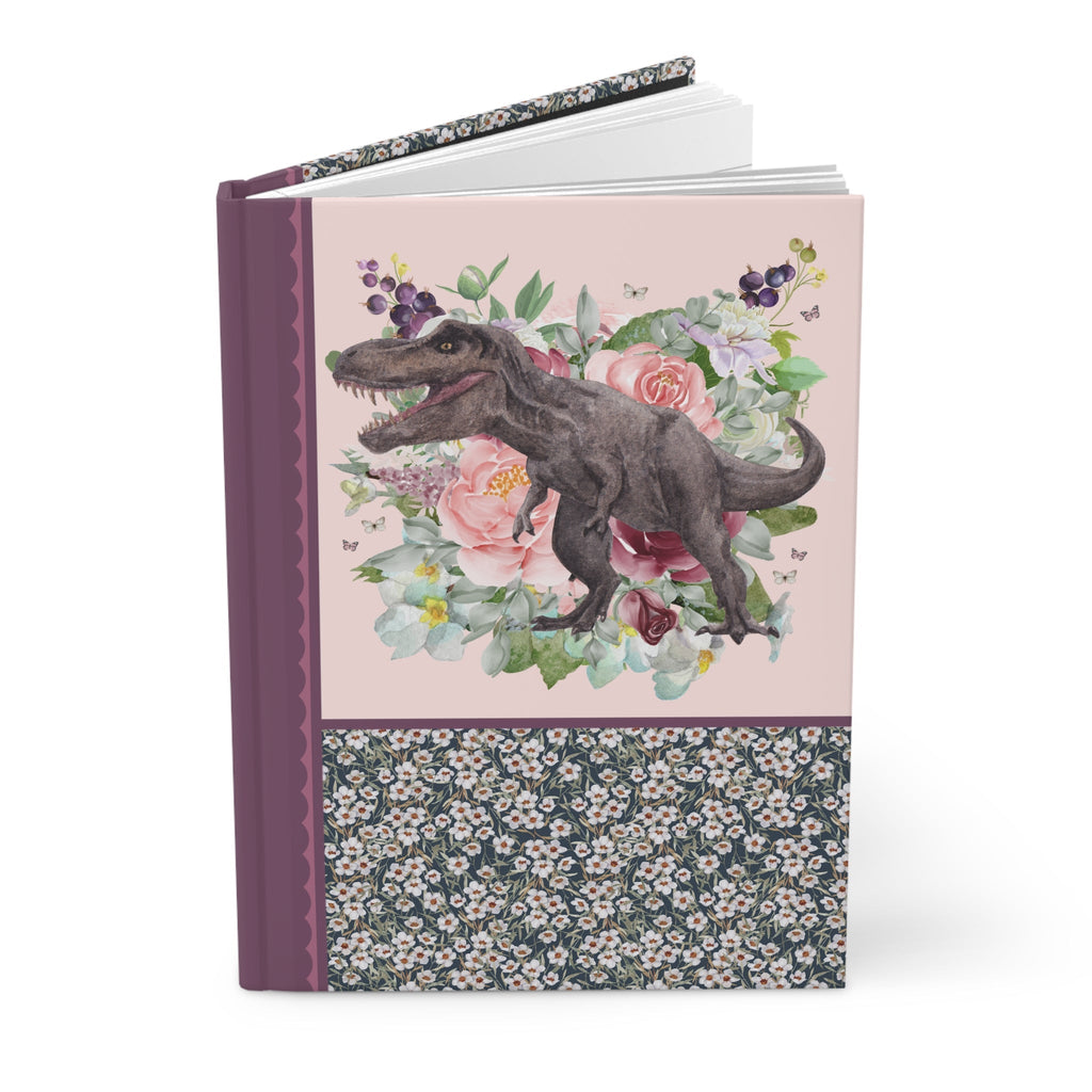 Floral Dinosaur Notebook
