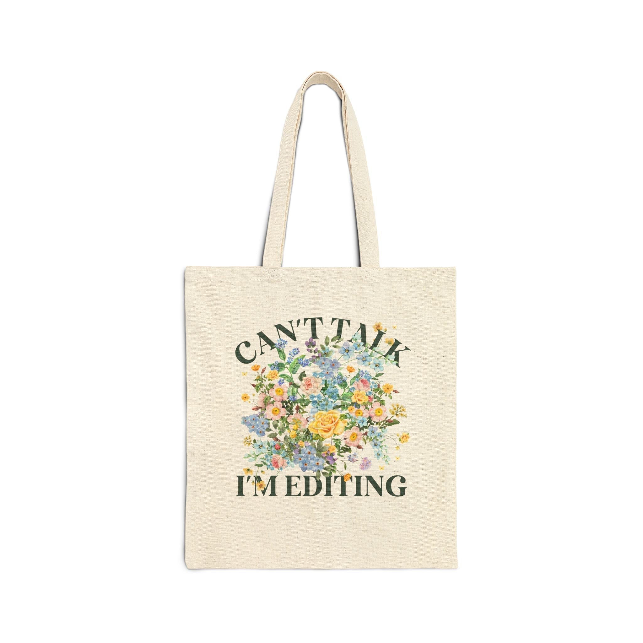 Floral Editing Day Tote Bag