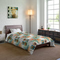 Cozy Floral Hearts Comforter - Soft Polyester - DipaliZ