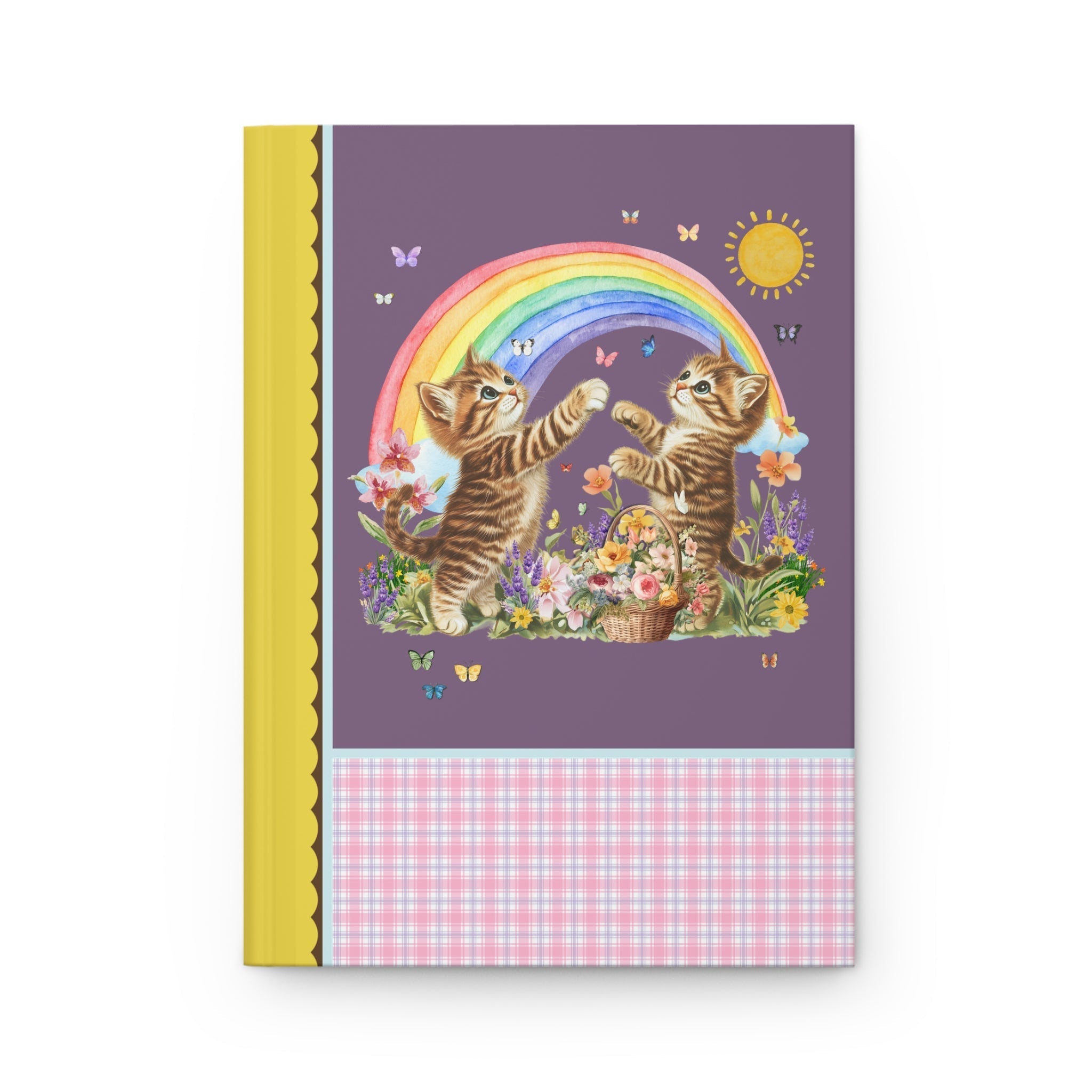 Floral Kitten Lover Notebook