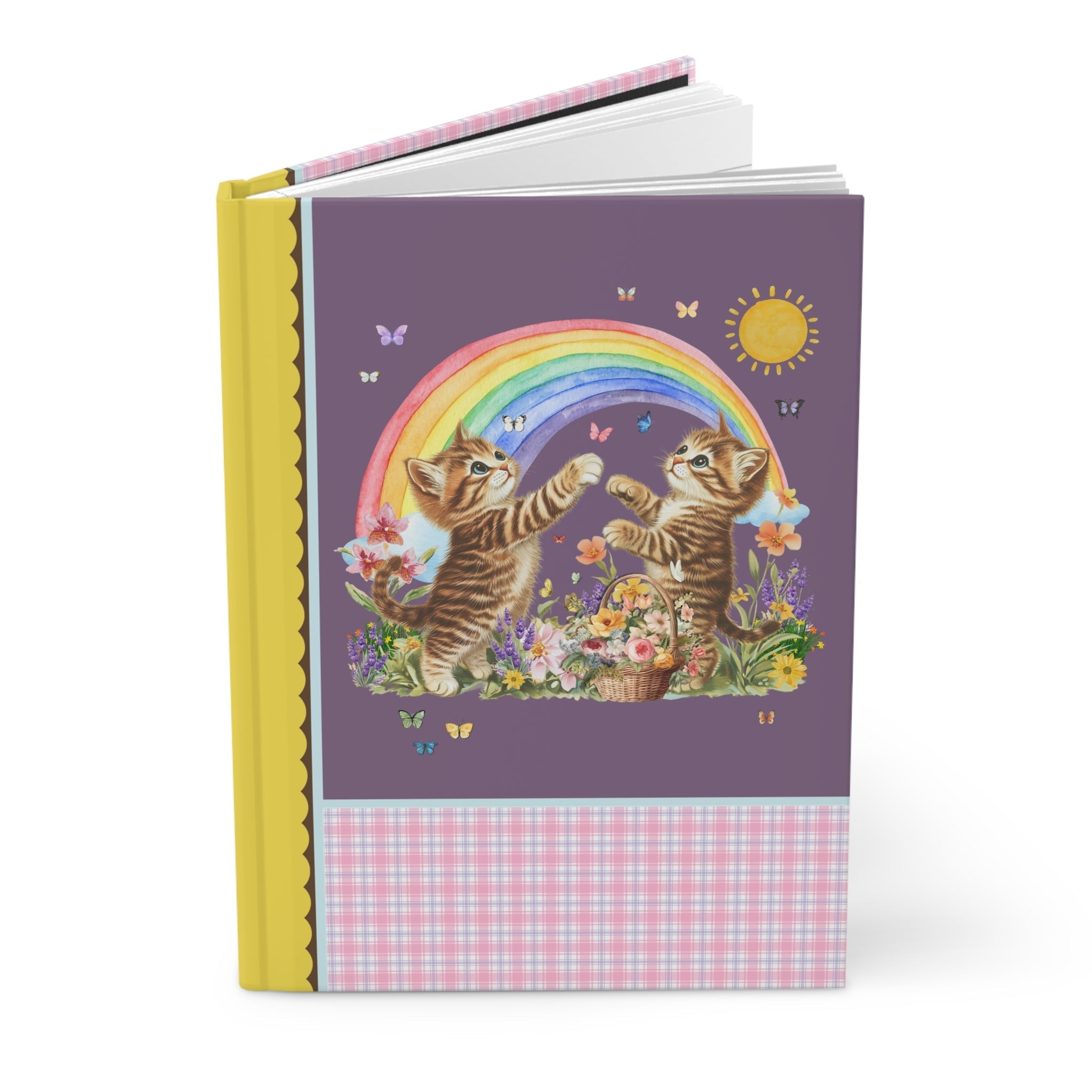 Floral Kitten Lover Notebook
