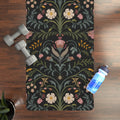 Vibrant Floral Rubber Yoga Mat - Ornate Pattern - Dipaliz