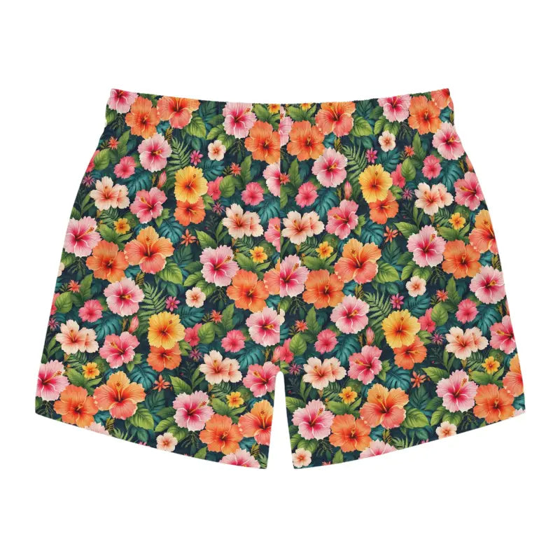 Ocean State Styles VivaTrend Floral Patterned Swim Trunks