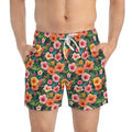 Ocean State Styles VivaTrend Floral Patterned Swim Trunks