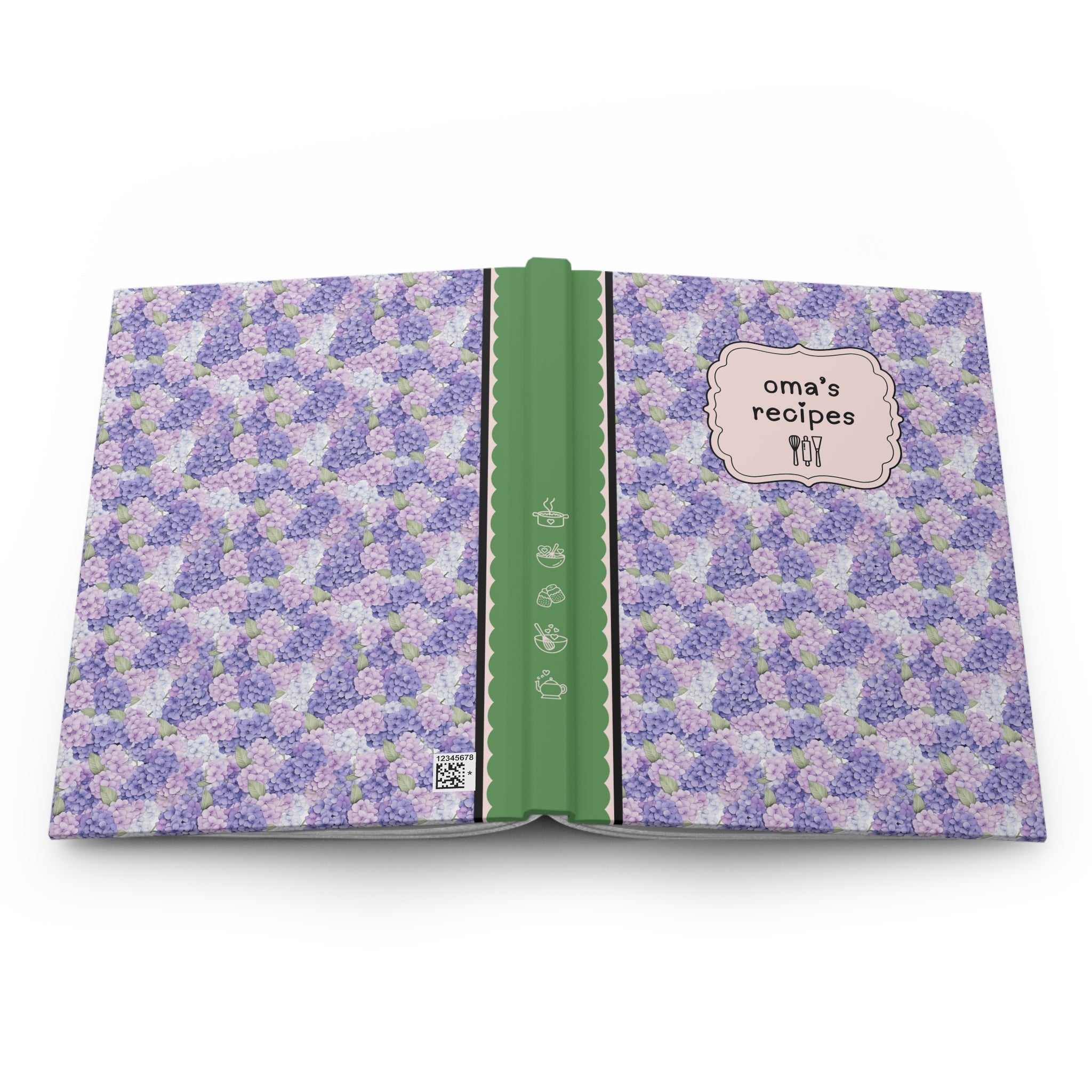Cute Recipe Notebook: Oma
