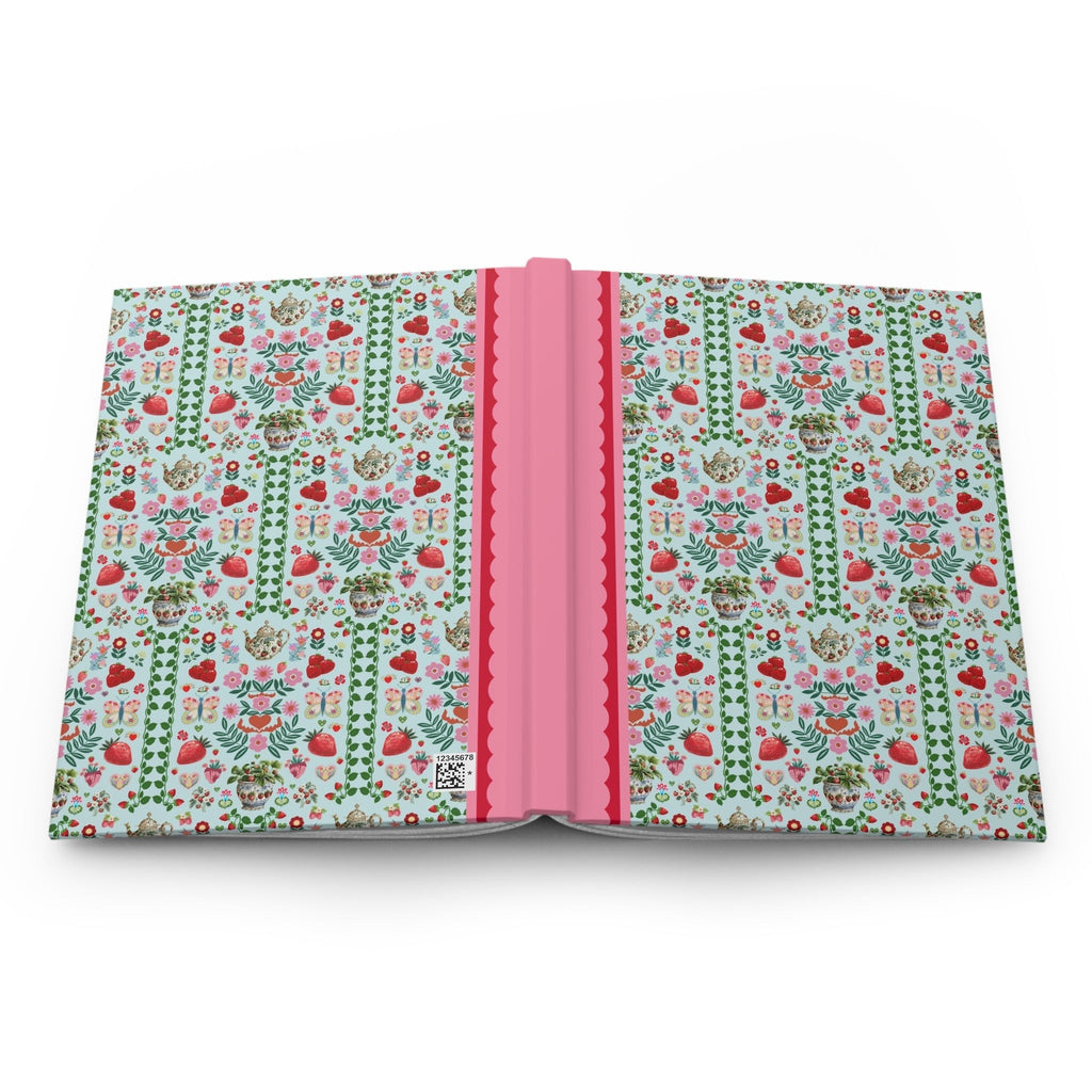 Floral Strawberry Notebook