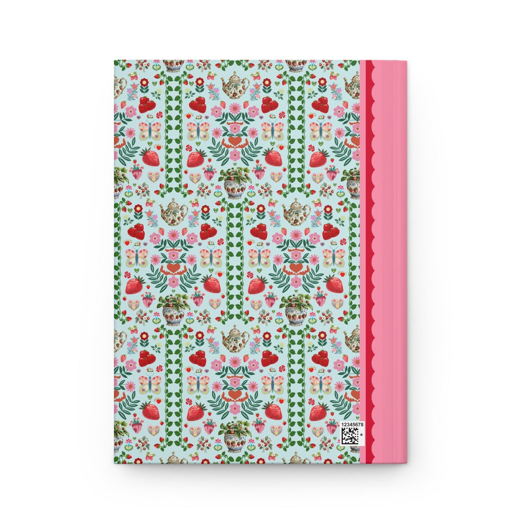 Floral Strawberry Notebook