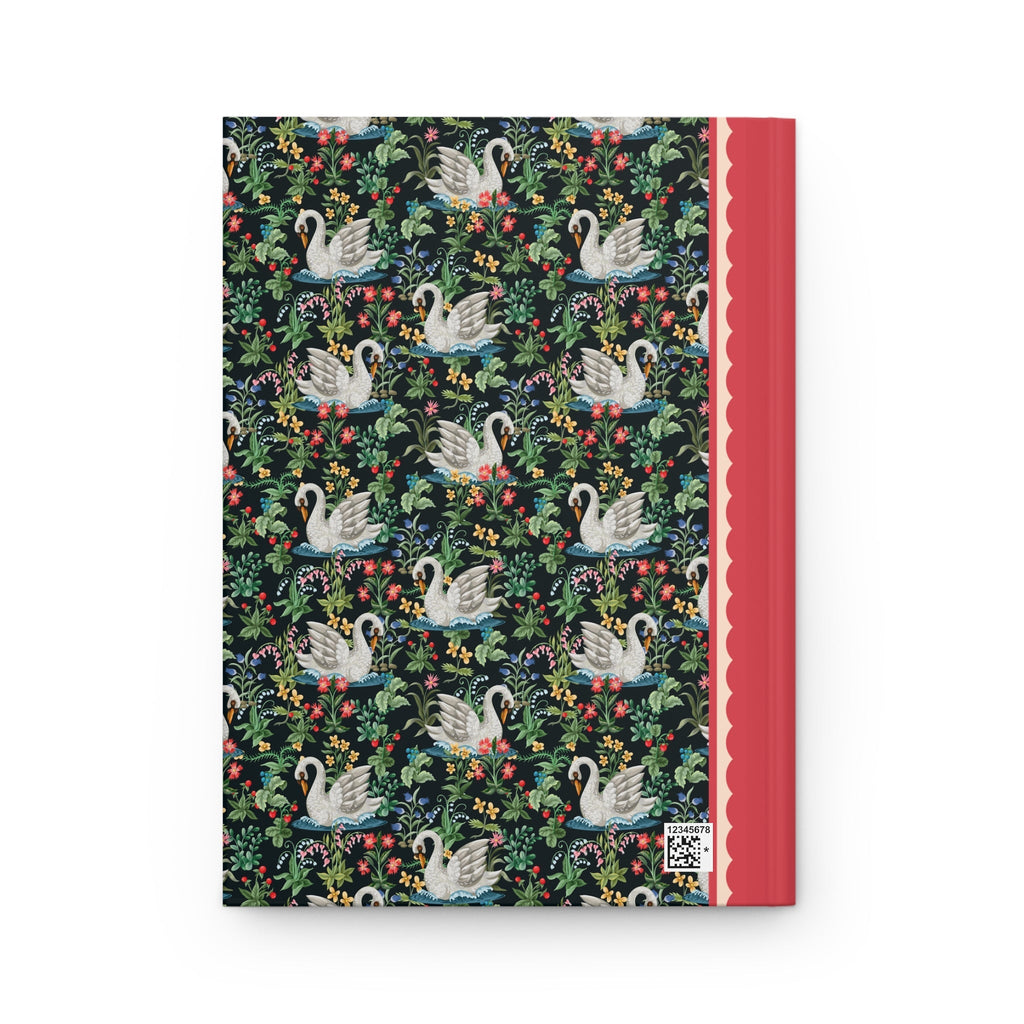 Floral Swan Notebook