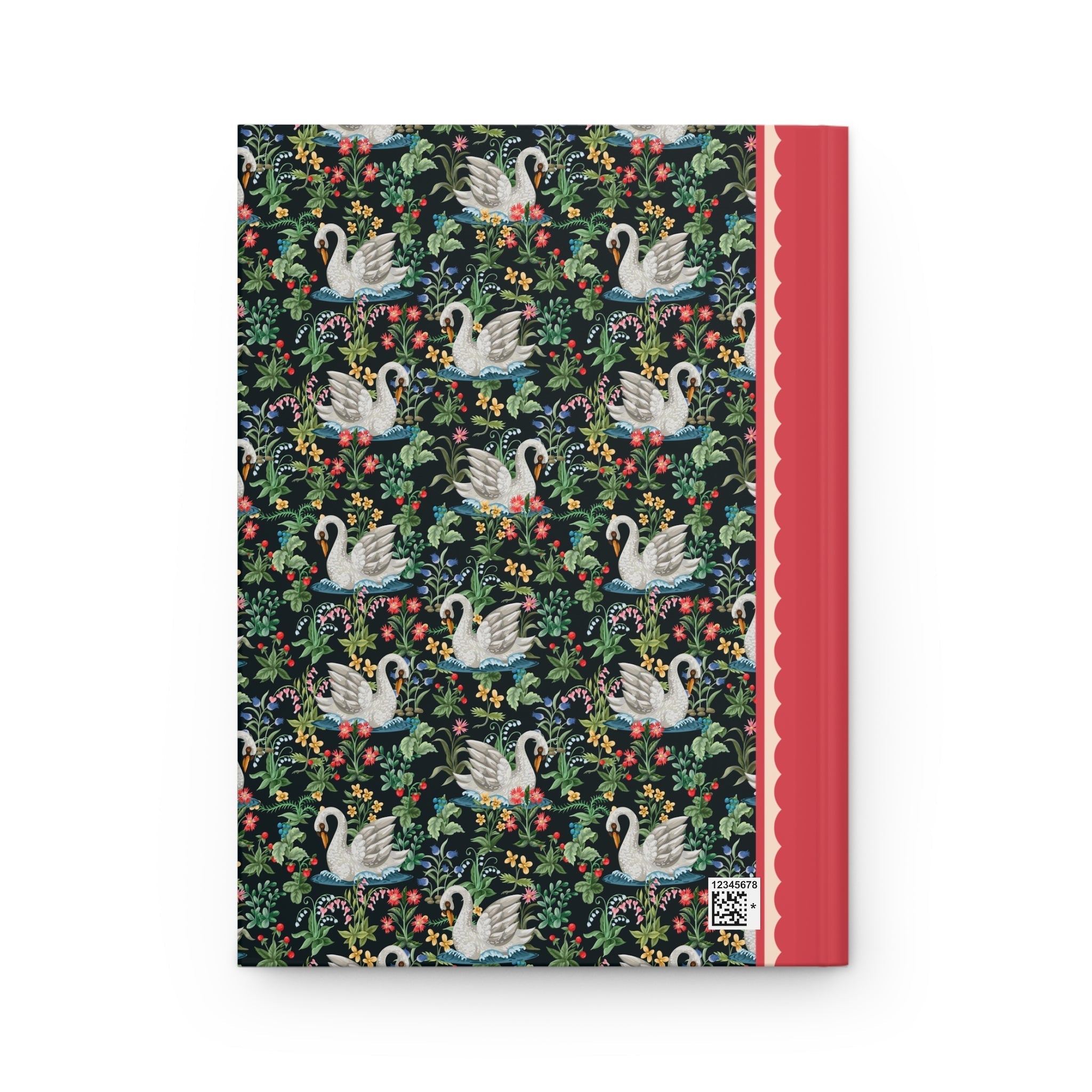 Floral Swan Notebook