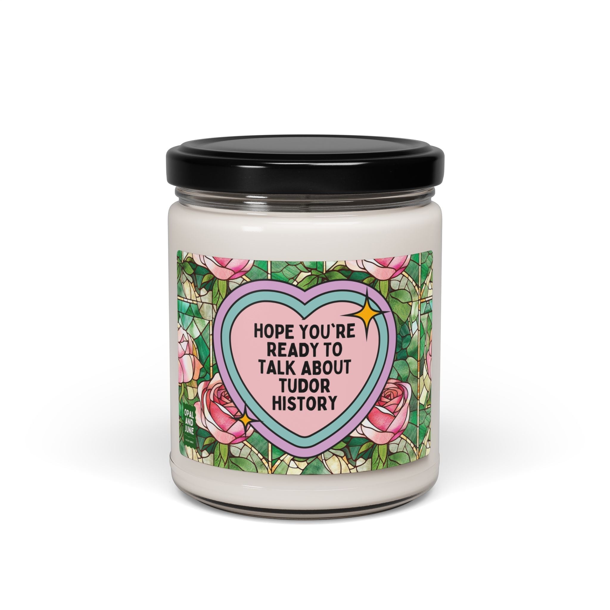 Floral Tudor History Candle