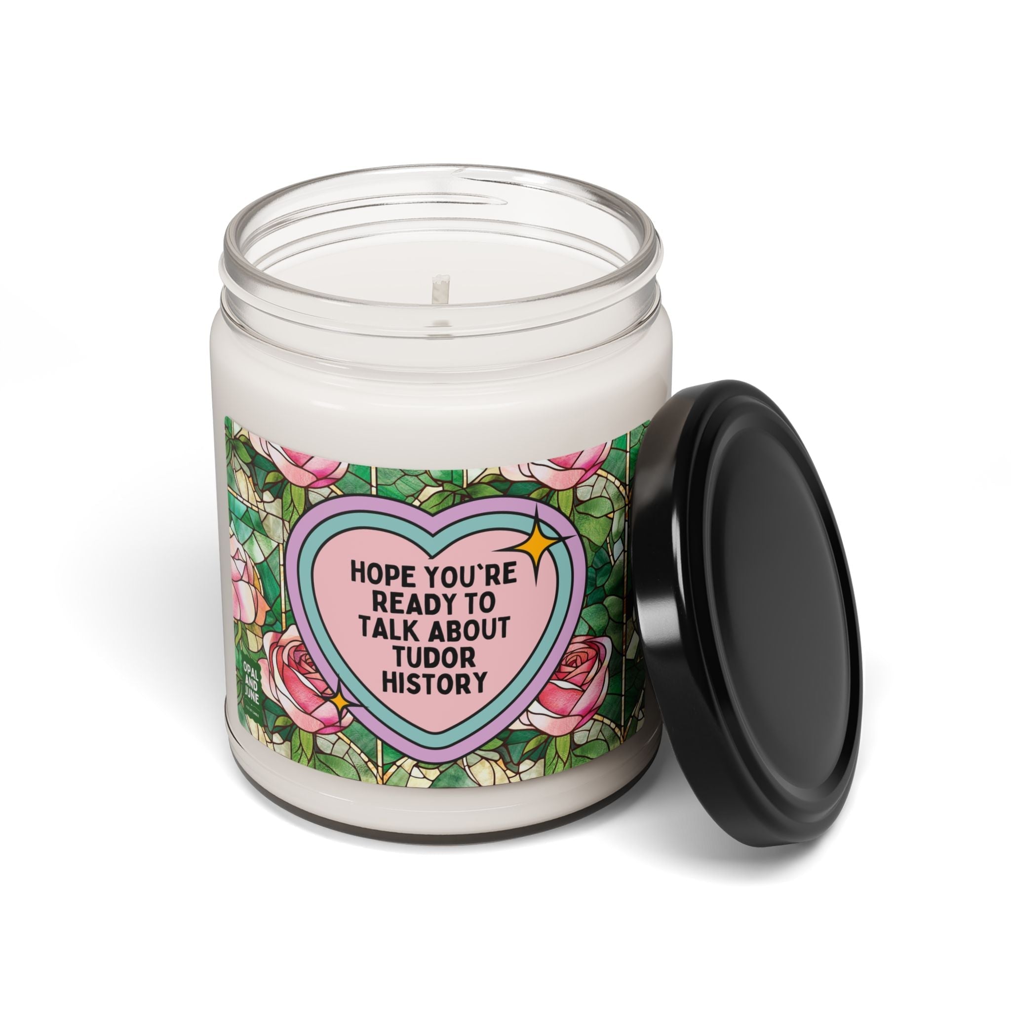 Floral Tudor History Candle