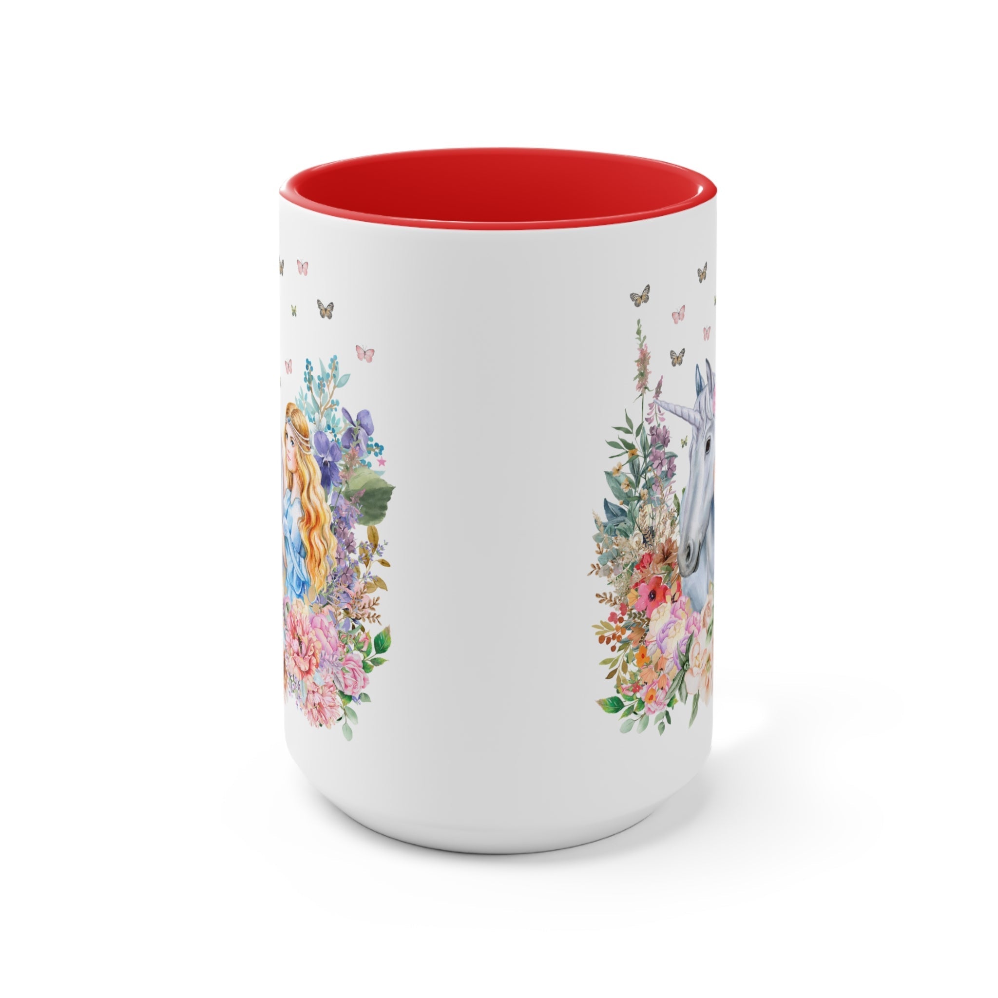 Floral Unicorn Mug for Fantasy Lover