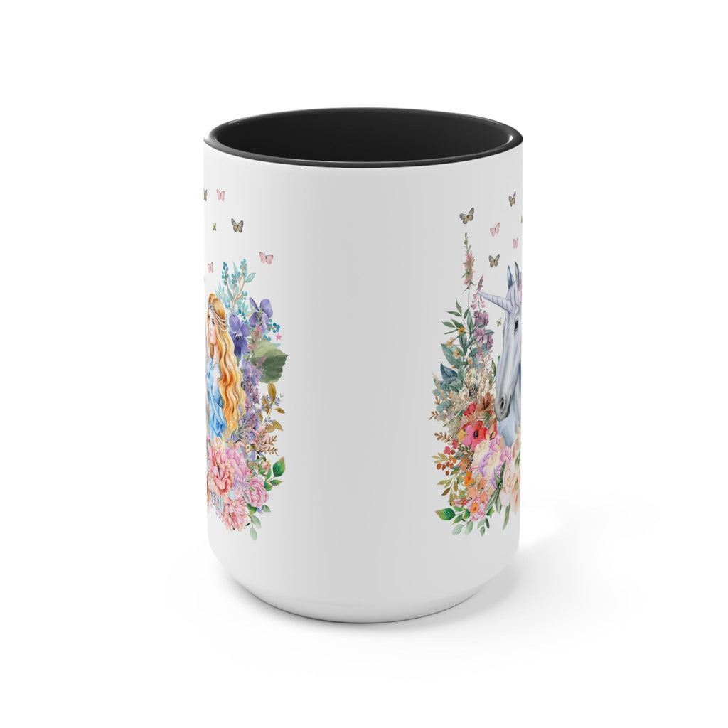 Floral Unicorn Mug for Fantasy Lover