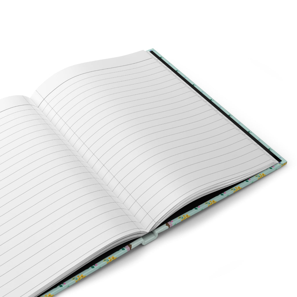 Floral Wolf Notebook