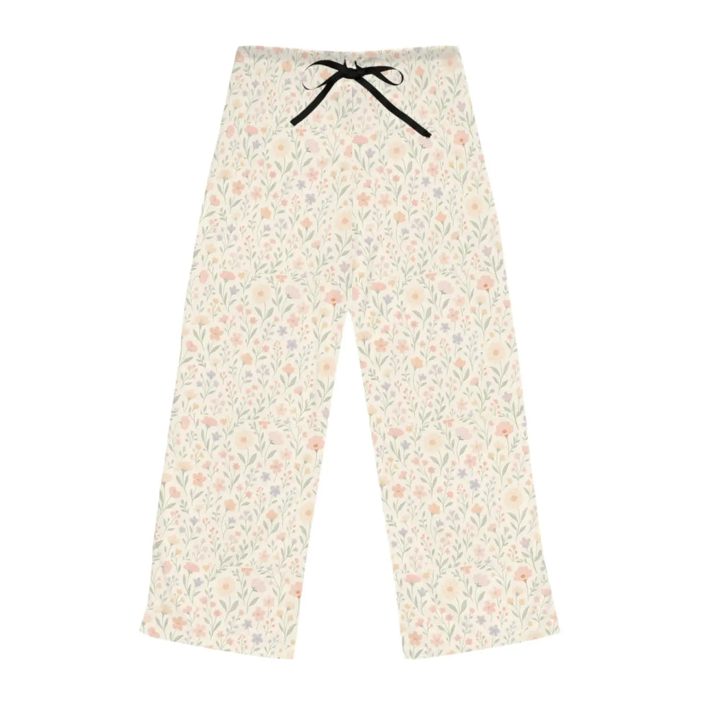 Floral Women’s Pajama Pants - Comfy Lounge Jersey - DipaliZ