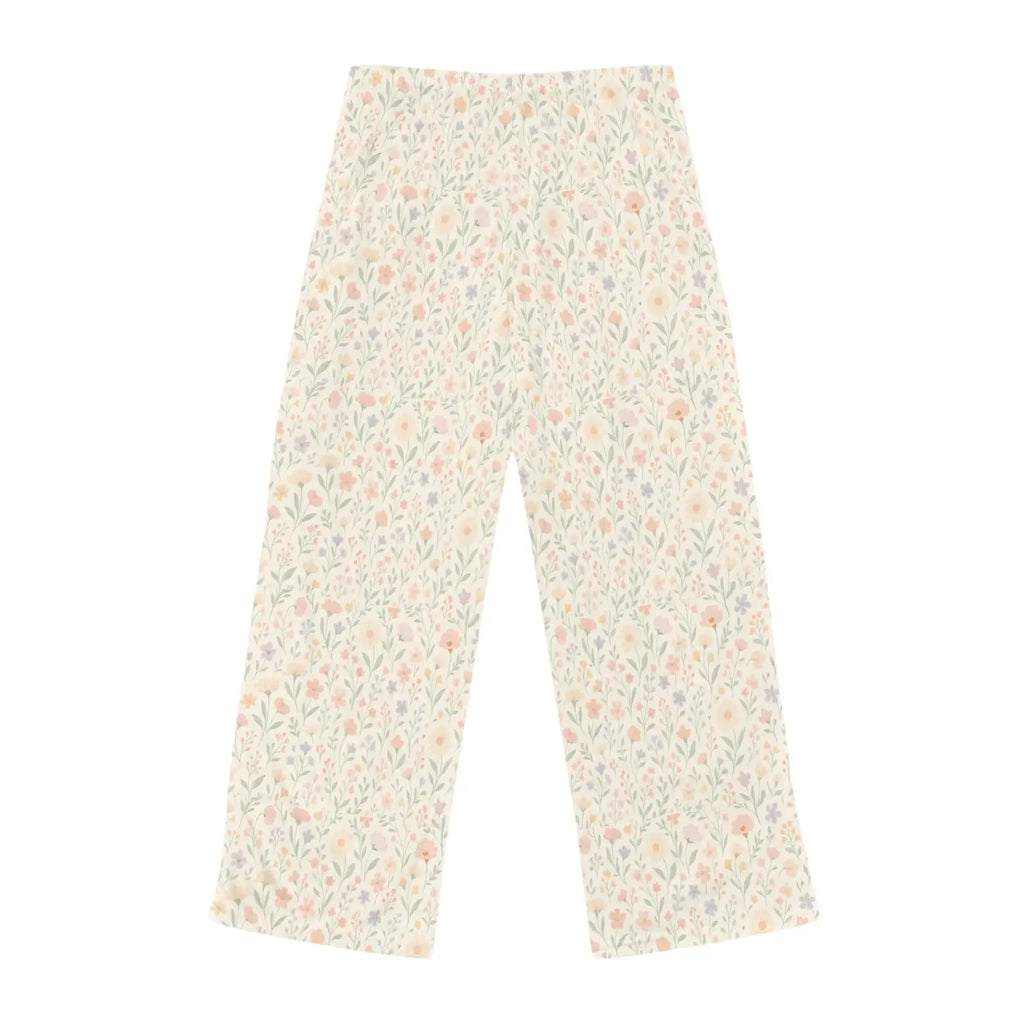 Floral Women’s Pajama Pants - Comfy Lounge Jersey - DipaliZ