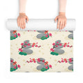 Floral Zen Blossom Foam Yoga Mat - Non Slip Cushion - Dipaliz